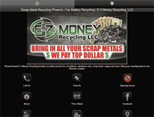 Tablet Screenshot of ezmoneyrecycling.com